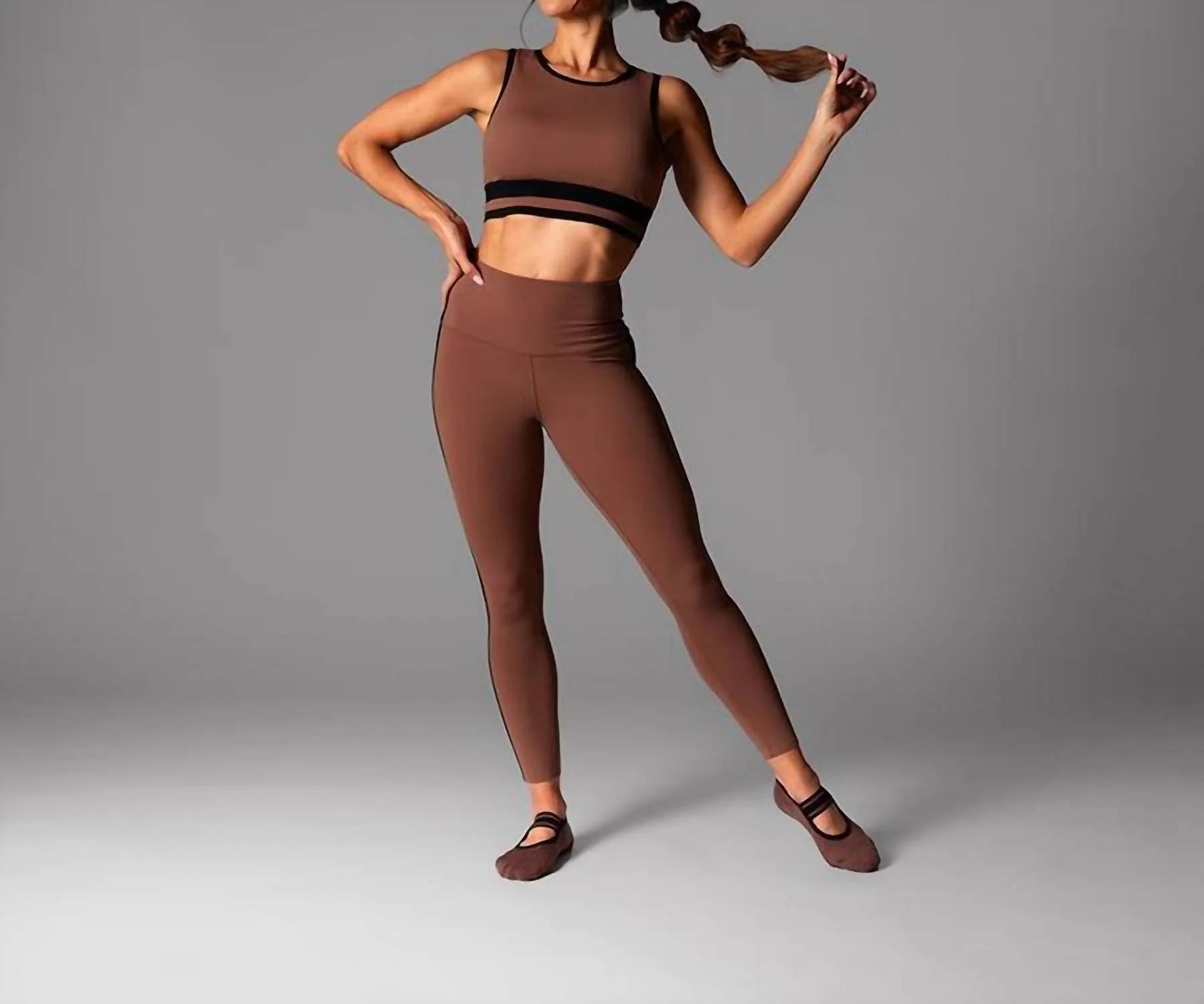 Agility Bra in Clove Ebony