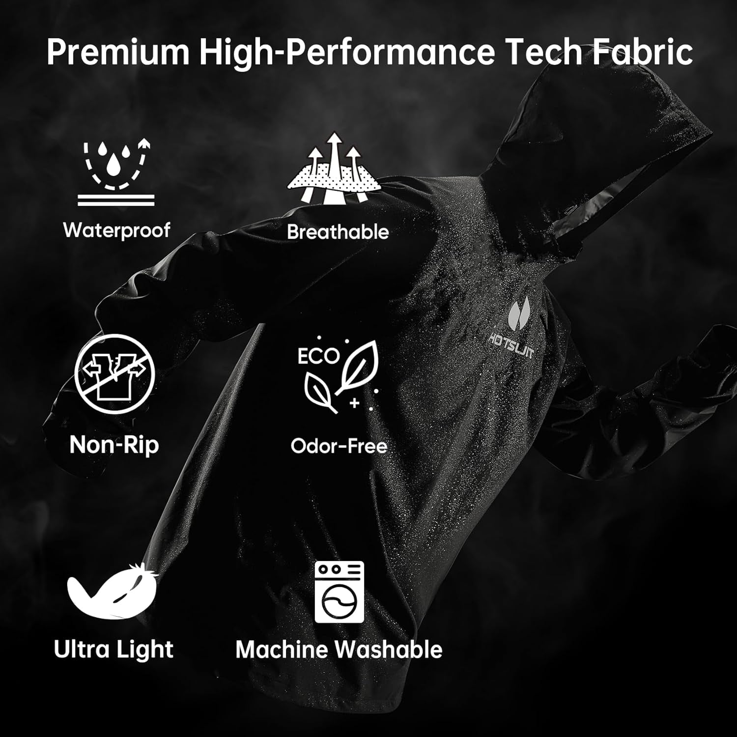 Sauna Suit for Women anti Rip Sweat Suit for Weight Loss Odorless Sauna Jacket Pant for Workout Gym