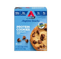 Atkins Chocolate Chip Protein Cookie, Protein Dessert, Rich in Fiber, 3G Net Carb, 1G Sugar, Keto Friendly, 4 Count