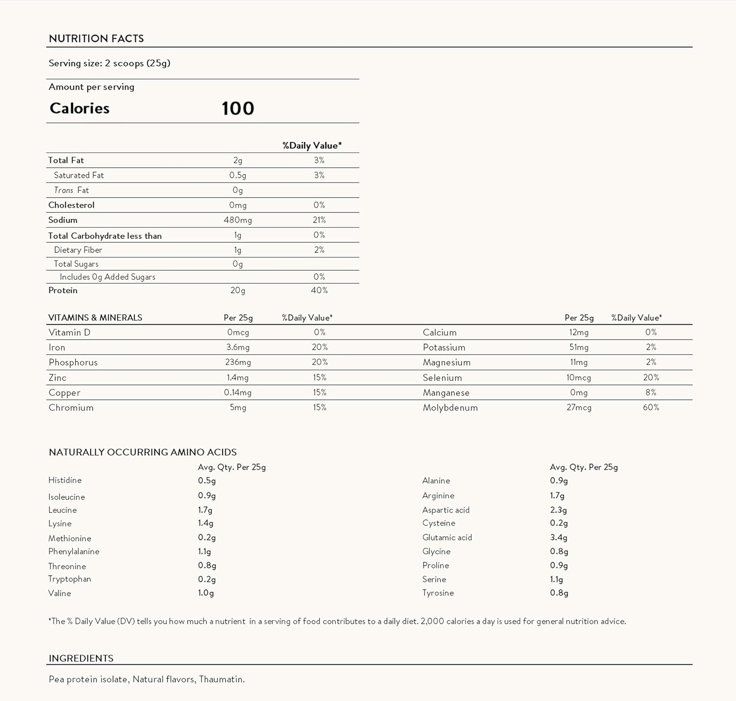 - Pea Protein Powder - Clean Lean Protein, Premium Vegan Plant Based, Dairy Free, Gluten Free, GMO Free, Naturally Sweetened Protein Shake, Smooth Vanilla, 20 Servings, 1.1 Lb