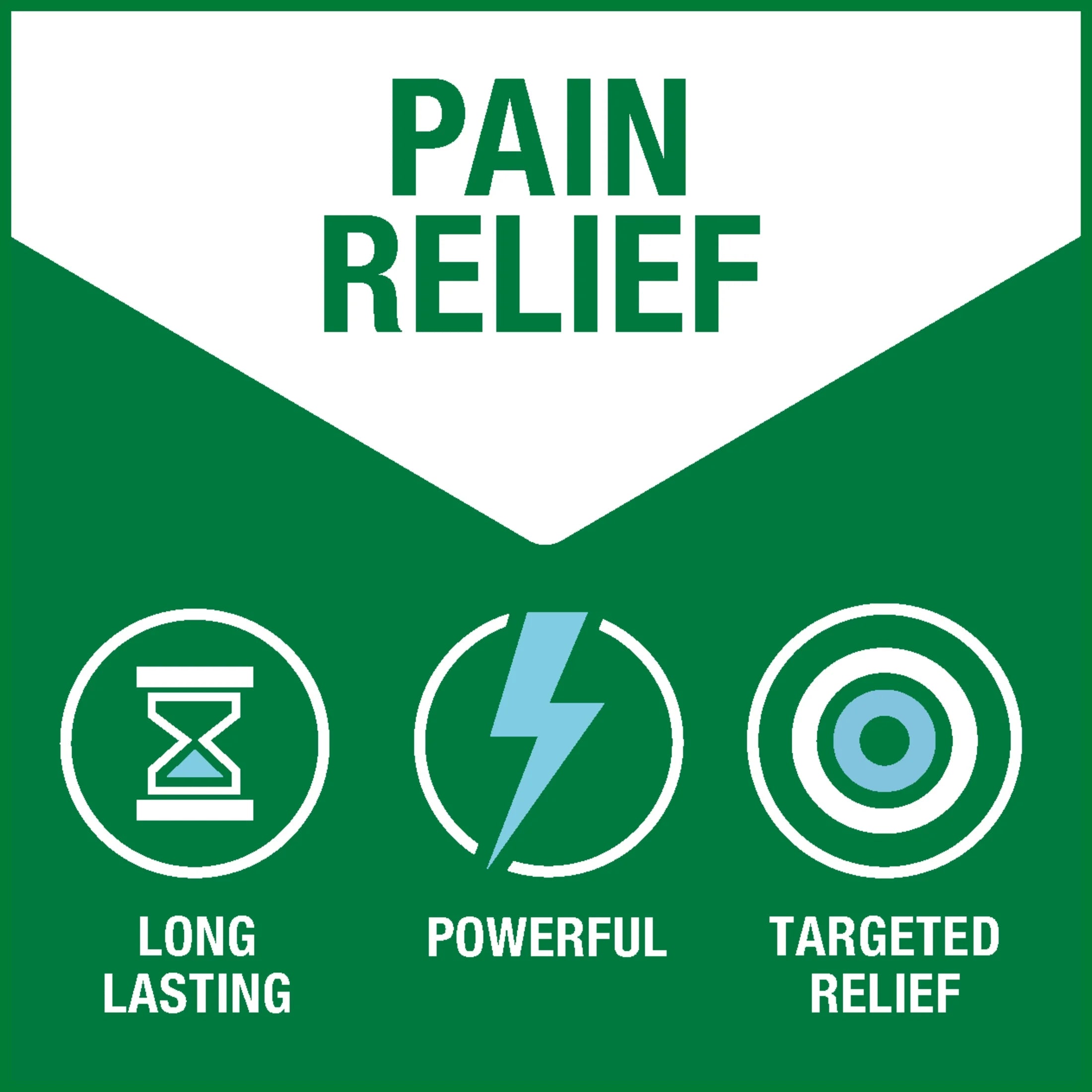 Pain Relief Patches, Back Knee Muscle Joint Arthritis Pain Relievers, Menthol, 12 Count