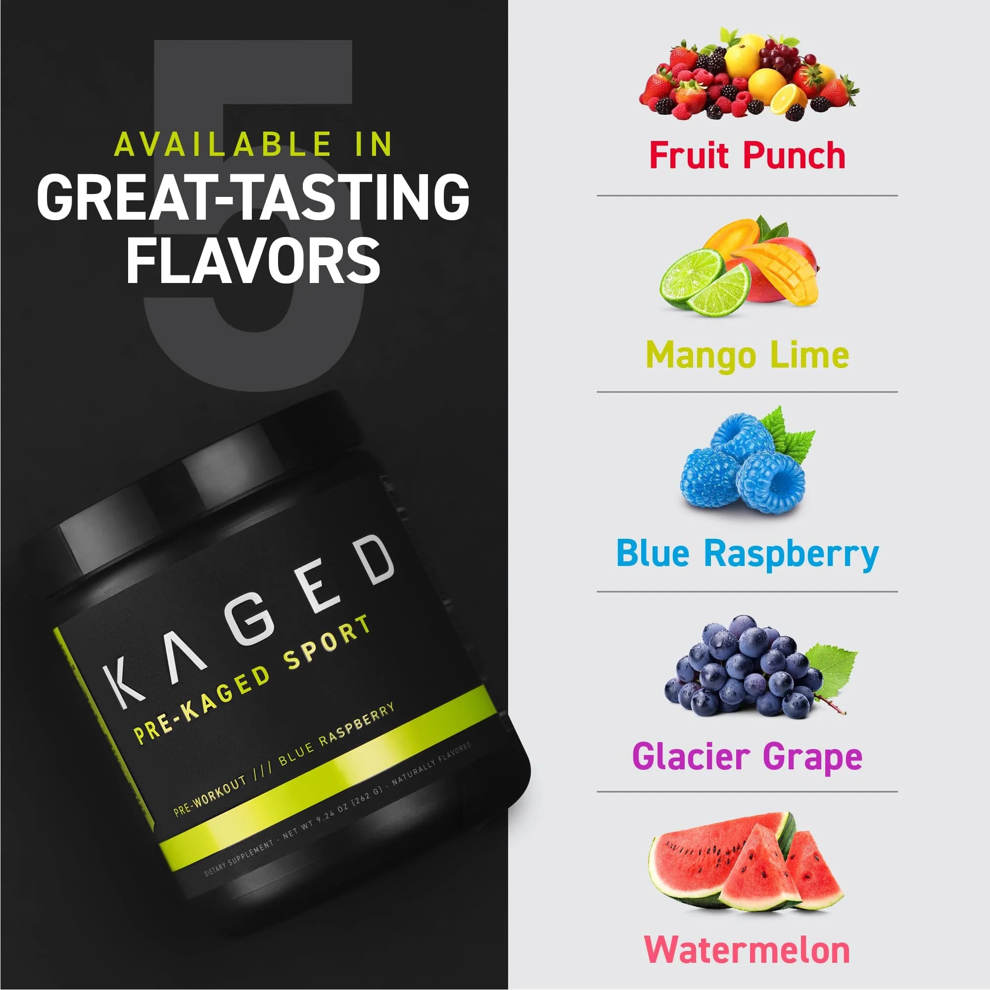 Pre- Sport Pre-Workout - Glacier Grape (9.38 Oz. / 20 Servings)