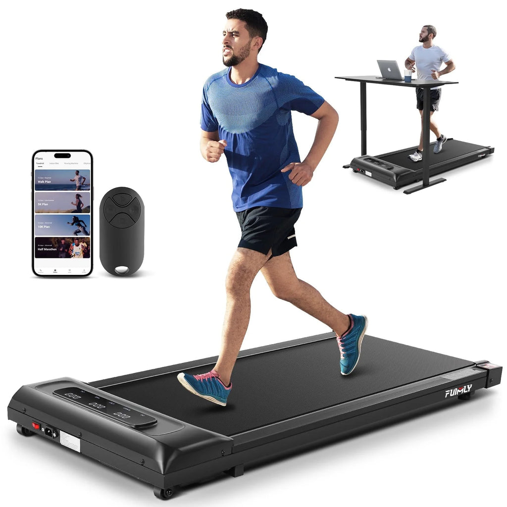Walking Treadmills for Home, Walking Pad Treadmill with App & Remote Control, Slim & Portable