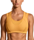 Sports Bras for Women High Support Mesh Full Coverage Racerback Wireless No Bounce Running Bras