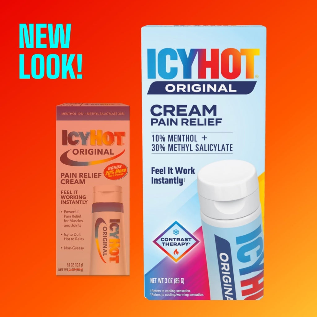 Icy Hot Original Pain Relief Cream 3 Oz Extra Strength for Muscle Aches