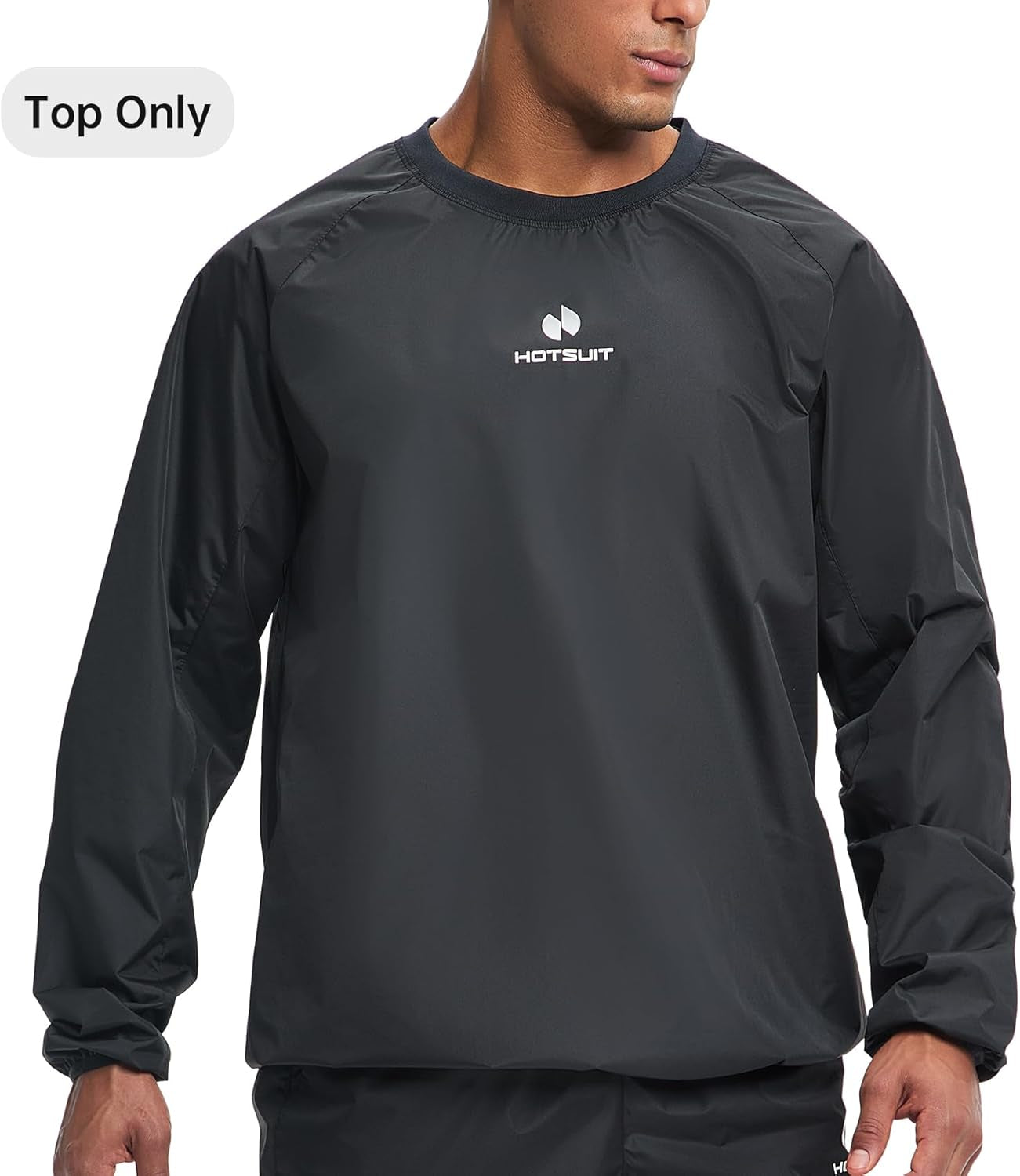 Men Sauna Suit Sweat Suits Durable Gym Exercise Workout Jacket