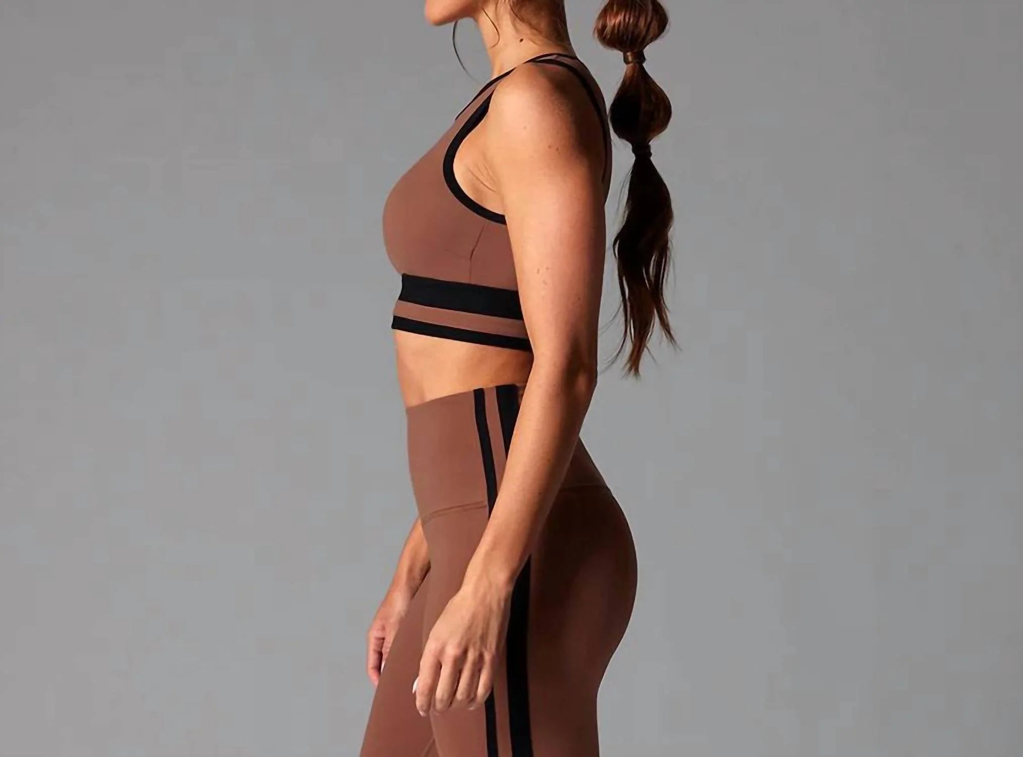 Agility Bra in Clove Ebony